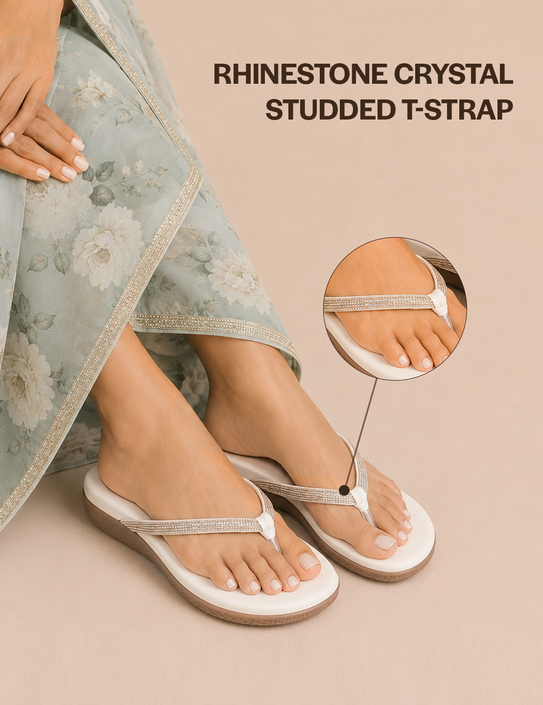 designer diamond strap flat sandals
