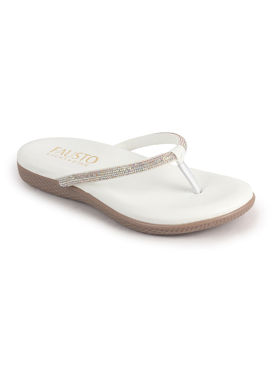 women rhinestone flip flops elegant