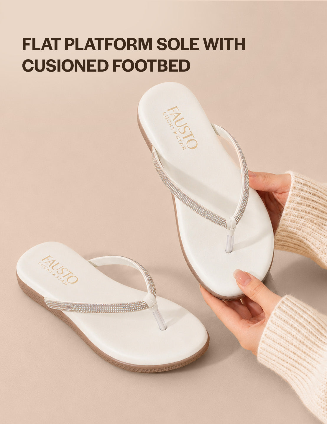 designer diamond strap flat sandals