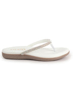 embellished flat slide slippers
