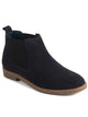 Men Blue Suede Leather High Ankle Slip-On Chelsea Boot with Cushioned Insole|Anti Skid Honey TPR Sole|Shoe for Winter Outfits, Office, Travel, Semi Formal