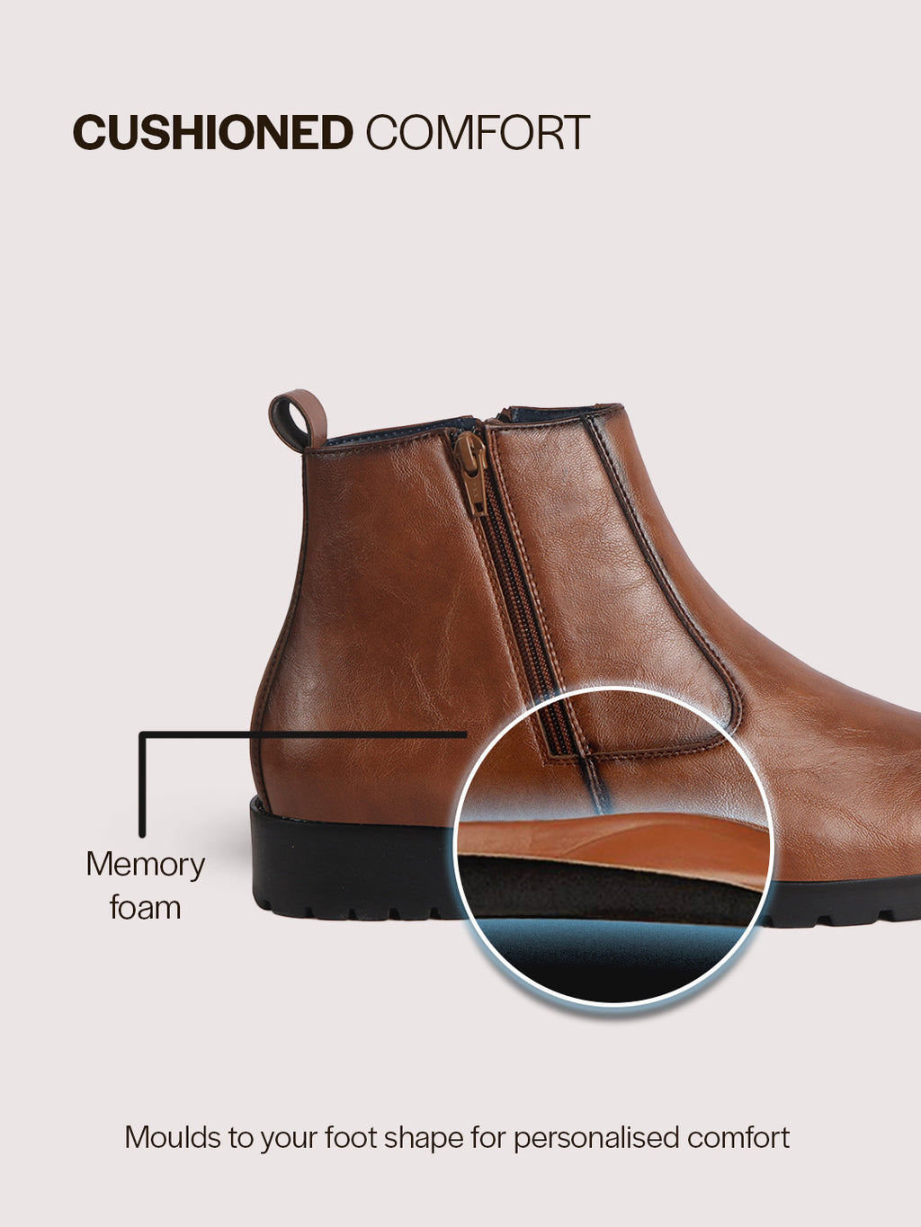 zipper boot