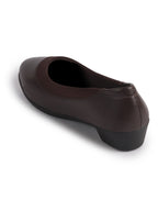 slip on chunky heel shoes