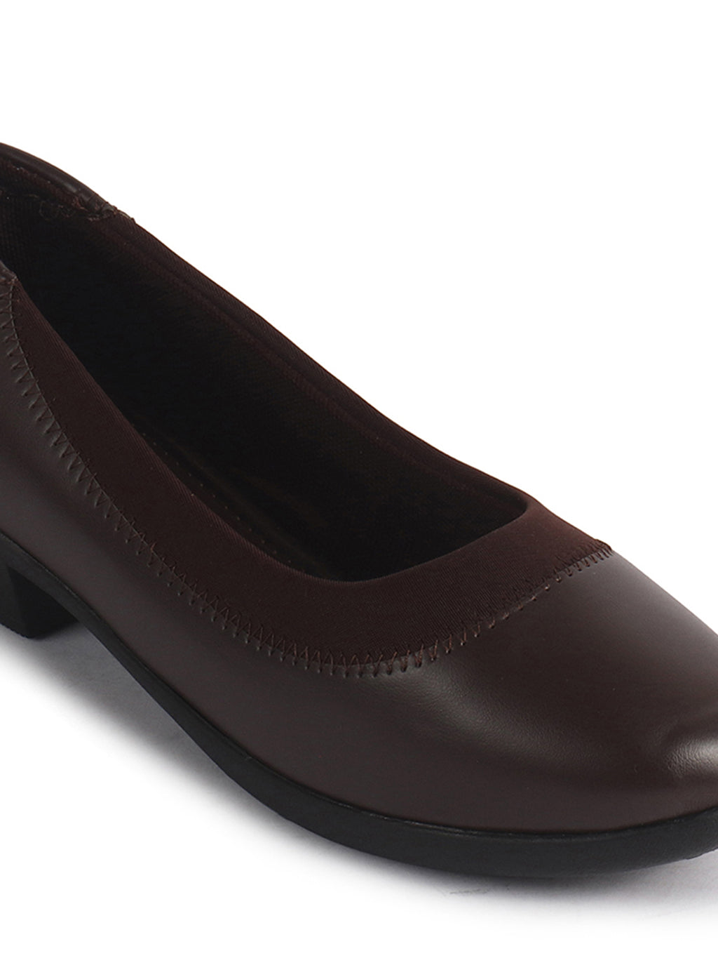 elegant round toe daily wear pumps