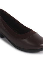 elegant round toe daily wear pumps