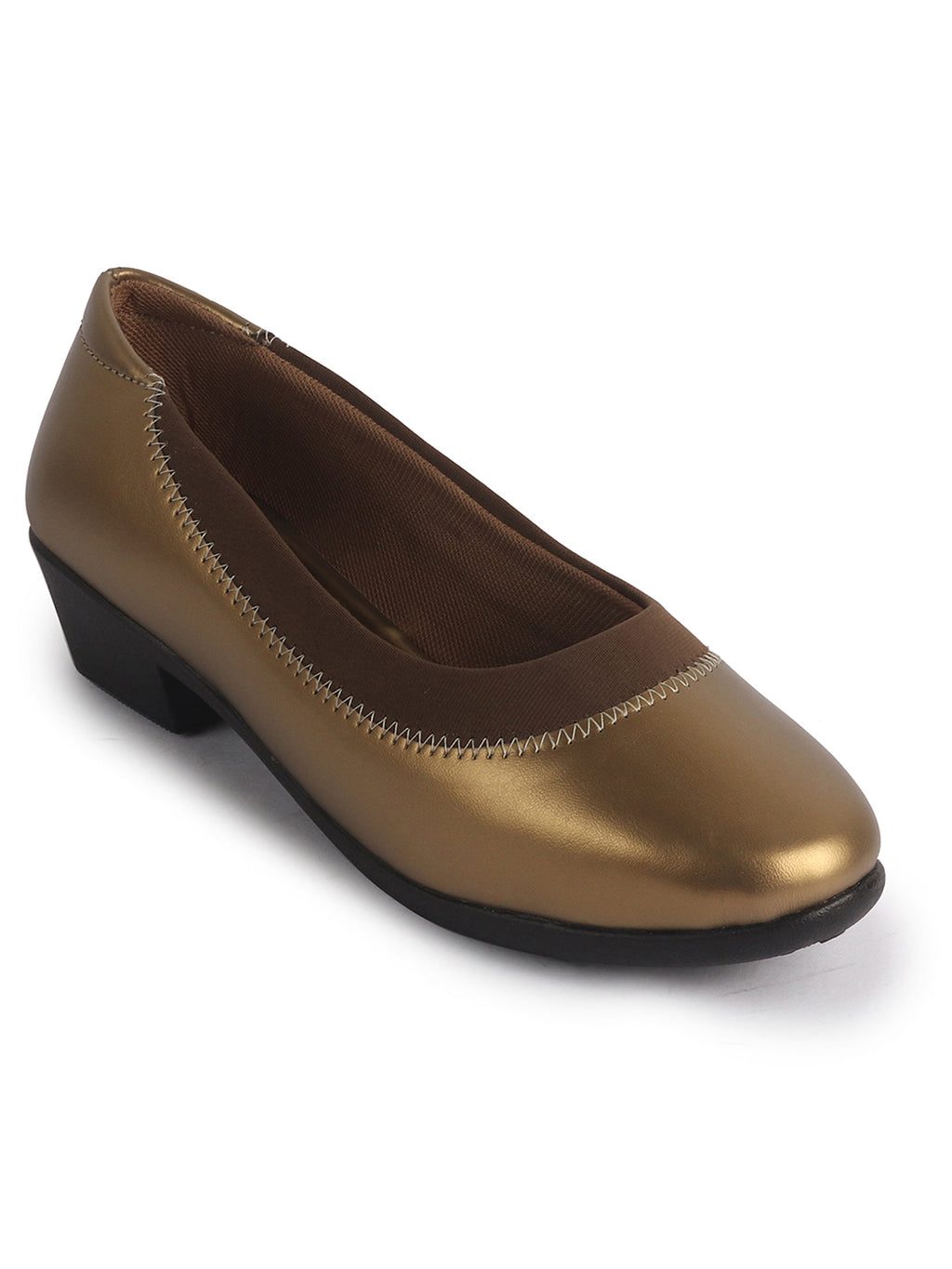 elegant round toe daily wear pumps