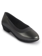 classic dark red slip on dress pumps