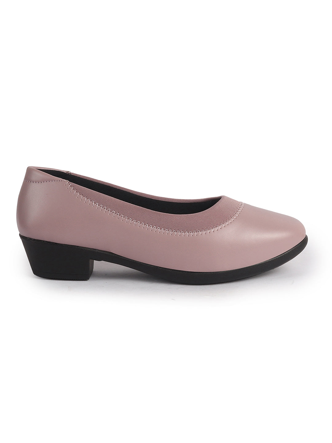 classic dark red slip on dress pumps