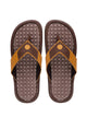 Men Brown/Tan Casual Slip-On Slippers