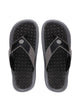 Men Grey/Black Casual Slip-On Slippers