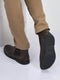 men brown high ankle slip on outdoor fashion winter chelsea boots