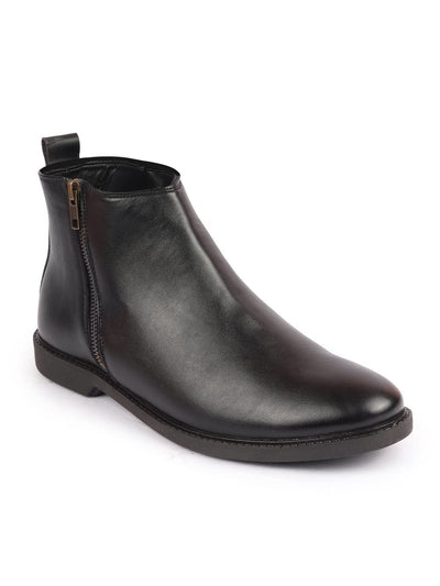 Shop Men High Ankle Zipper Fashion Trend Classic Work Boots