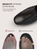 Men Black Formal Office Dress Comfort Slip On Shoes