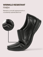Men Black Formal Office Dress Comfort Slip On Shoes