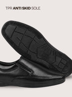 Men Black Formal Office Dress Comfort Slip On Shoes