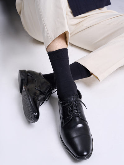 Black Formal Paragon Office Shoes Black Office Chappals For Mens