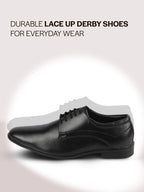 Men Black Formal Office Dress Lace Up Derby Shoes