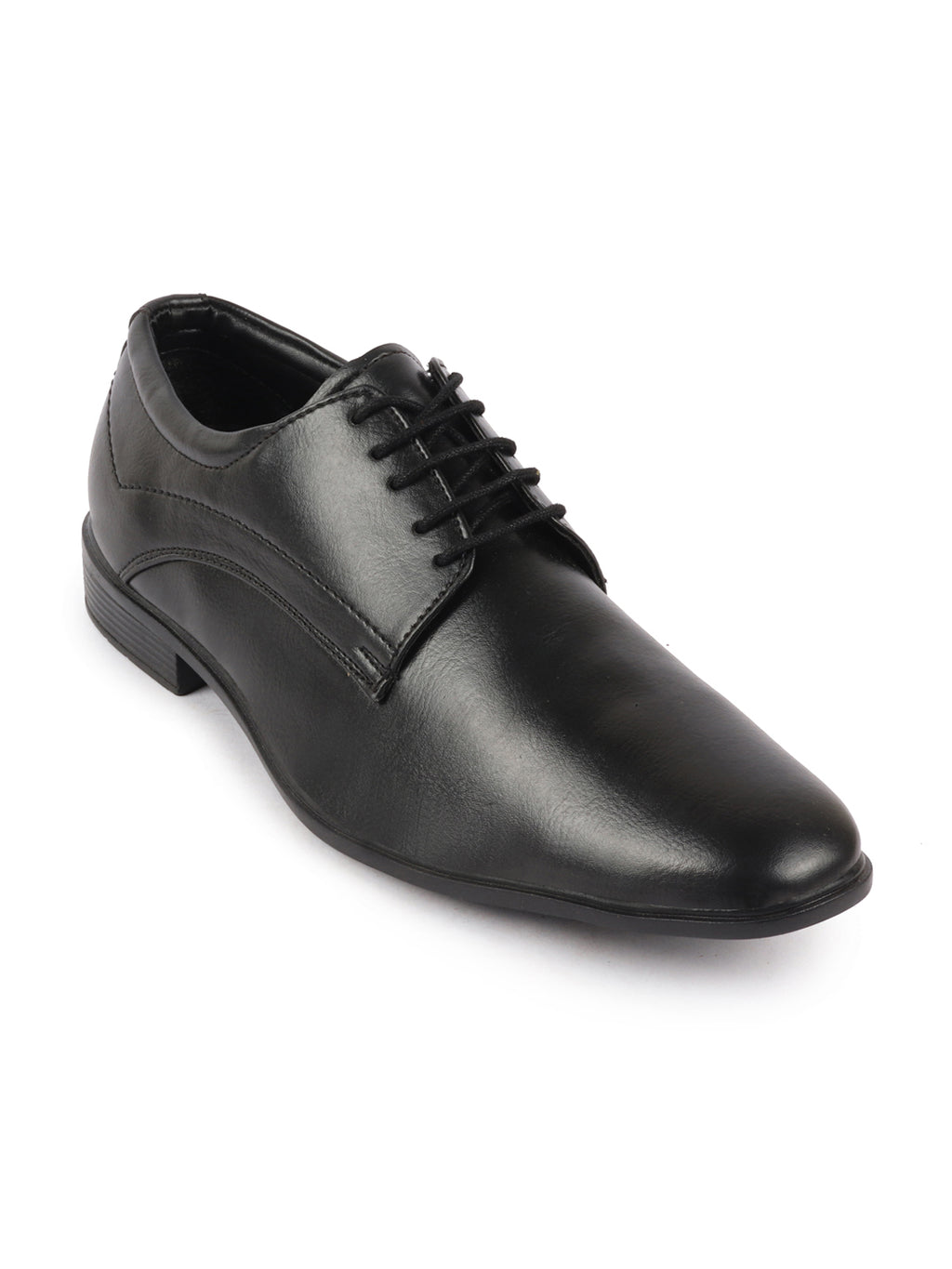Shop Men Black Formal Office Dress Lace Up Derby Shoes Online.