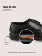 Men Black Formal Office Dress Lace Up Derby Shoes