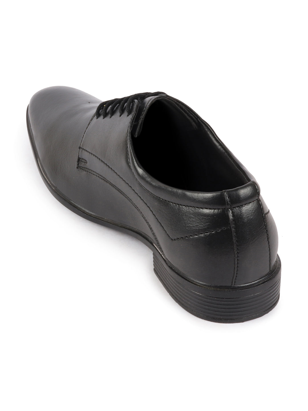 Shop Men Black Formal Office Dress Lace Up Derby Shoes Online.