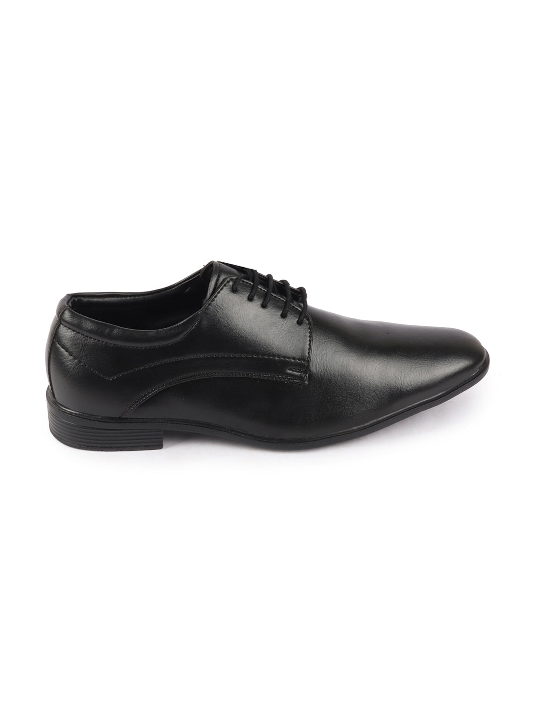 Shop Men Black Formal Office Dress Lace Up Derby Shoes Online.