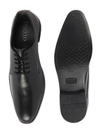Shop Men Black Formal Office Dress Lace Up Derby Shoes Online.