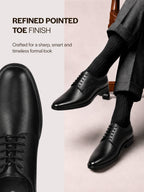 Men Black Formal Office Dress Lace Up Derby Shoes