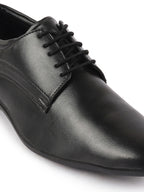 Shop Men Black Formal Office Dress Lace Up Derby Shoes Online.