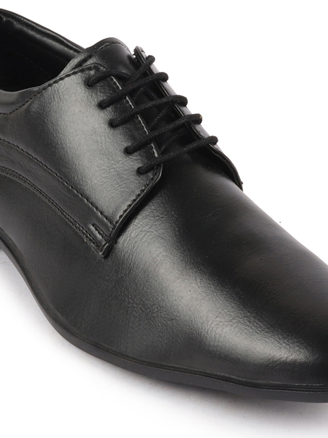 Shop Men Black Formal Office Dress Lace Up Derby Shoes Online.