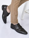 men brown formal office dress lace up derby shoes