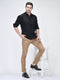 men brown formal office dress lace up derby shoes