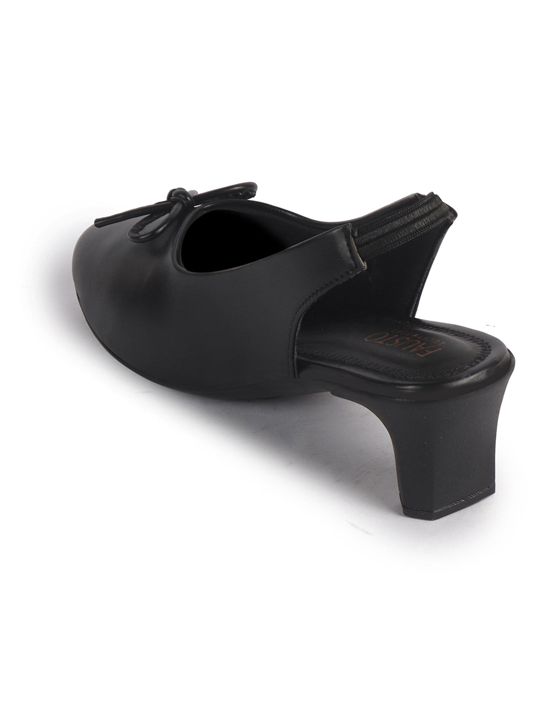 closed toe block heels