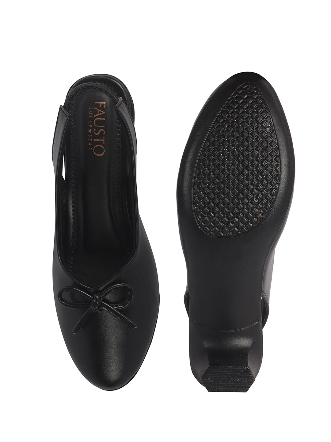 slip on chunky heel shoes