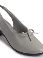 elegant round toe daily wear pumps