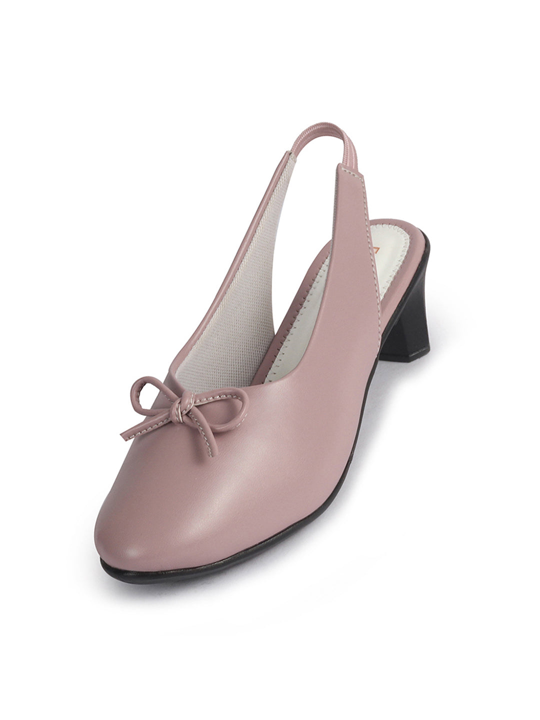 cushioned sole office wear heels red