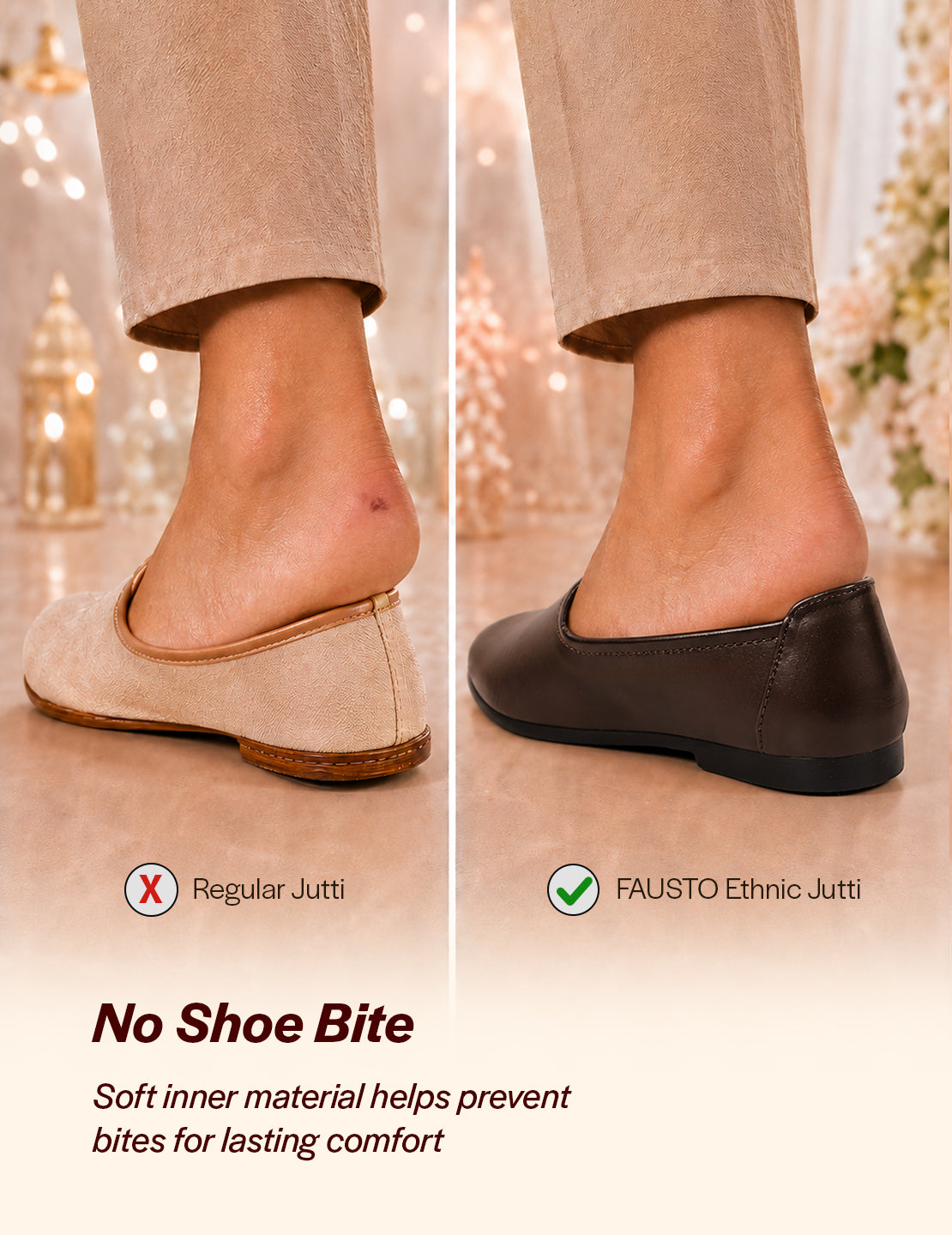 shop men brown ethnic slip-on lightweight jutis & mojaris online.