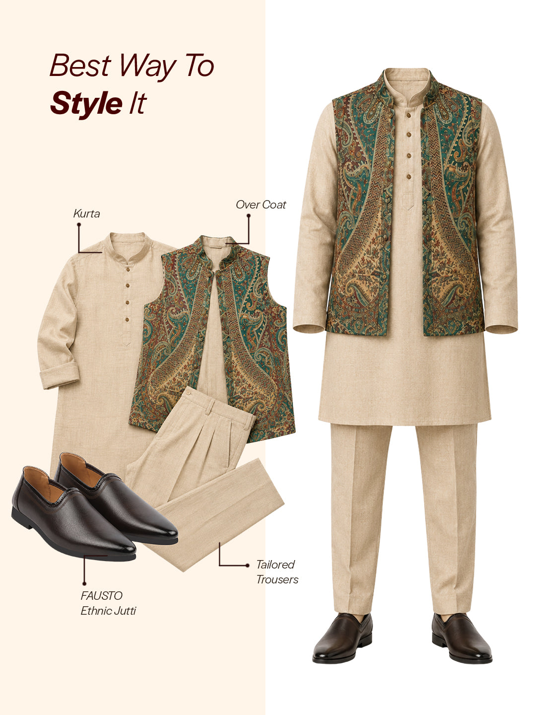 shop men brown ethnic slip-on lightweight jutis & mojaris online.