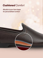 shop men brown ethnic slip-on lightweight jutis & mojaris online.