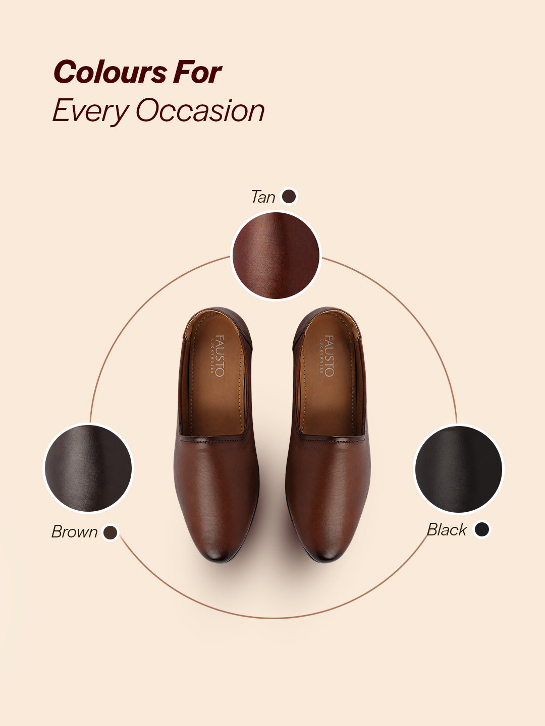 shop men tan ethnic slip-on lightweight jutis & mojaris online.