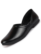 Men Black Ethnic Party Festive Wedding Nagra Juttis & Mojaris