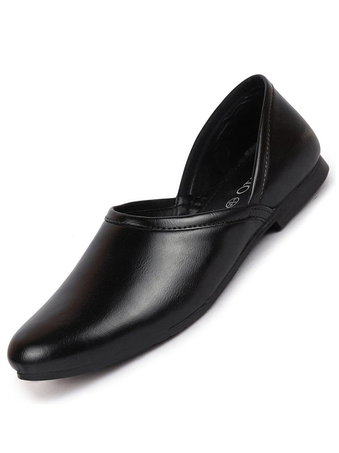 Men Black Ethnic Nagra Juttis & Mojaris