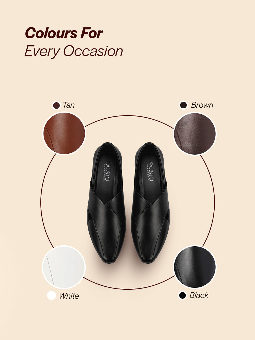 men ethnic black criss cross slip on juttis and mojaris