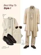 men ethnic brown criss cross slip on juttis and mojaris