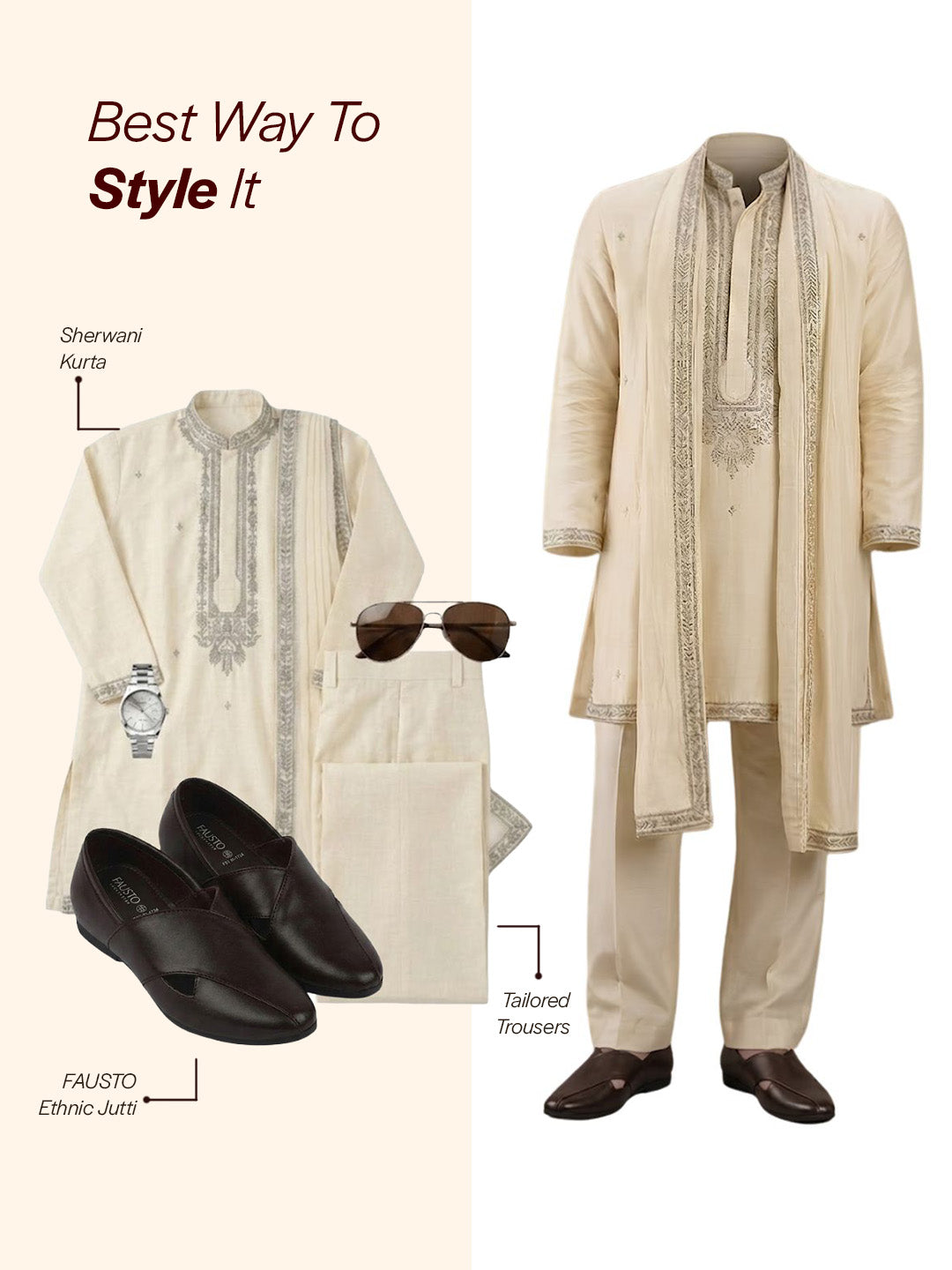 men ethnic brown criss cross slip on juttis and mojaris