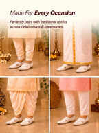 Shop Men Ethnic White Criss Cross Slip On Juttis and Mojaris Online.
