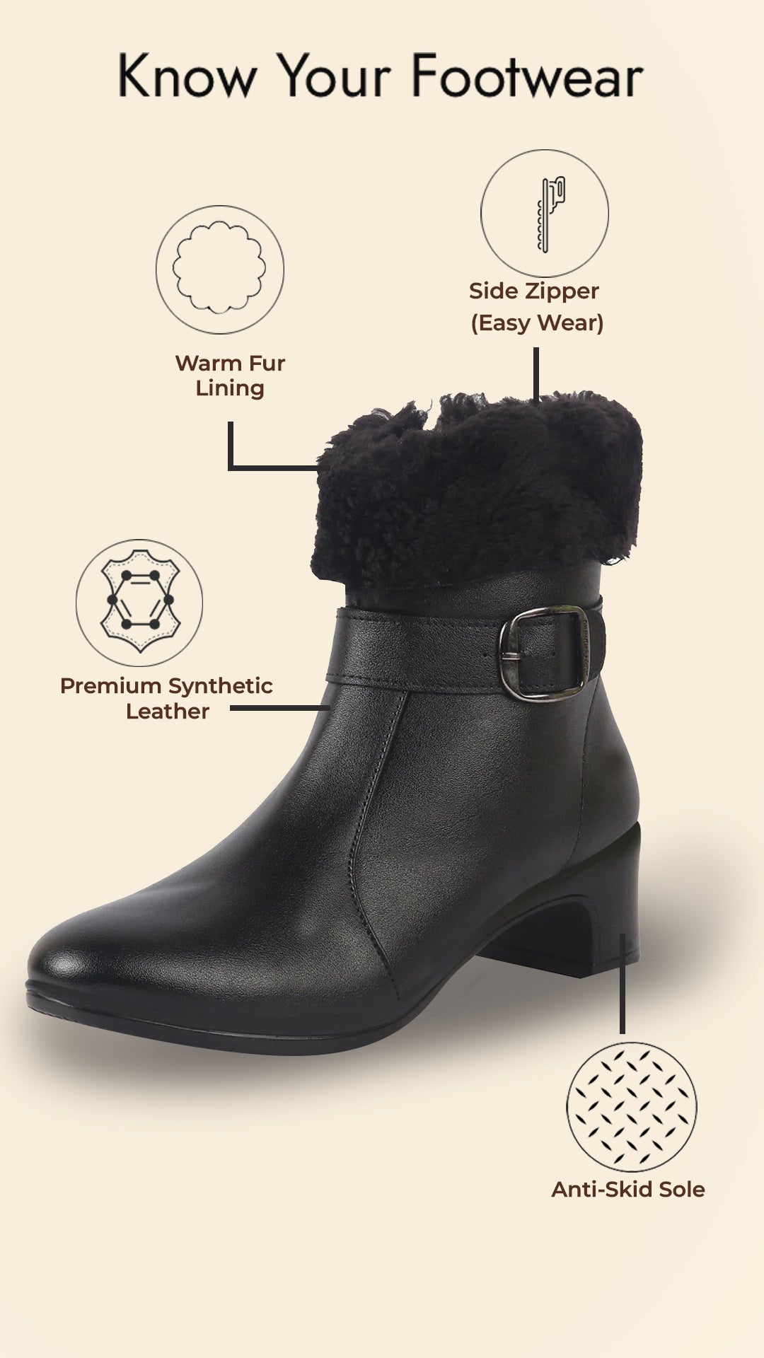 flat boots for women