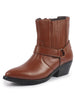 Women Mid Top Side Zipper Platform Wedge Heel Chelsea Boot Slip-On Comfortable Formal Ankle Boots