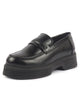 Women Black Height Enhancer Formal Office Classic Slip On Shoes|Office Meeting Slip On Shoe|Memory Cushioned Footbed