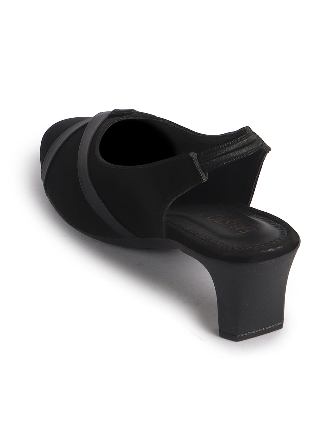 cushioned sole office wear heels red