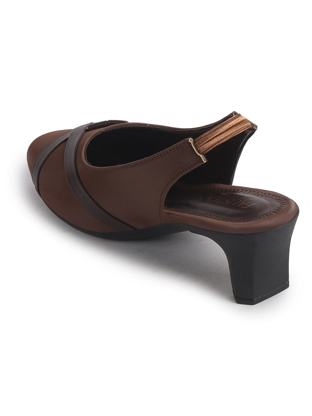 slip on chunky heel shoes
